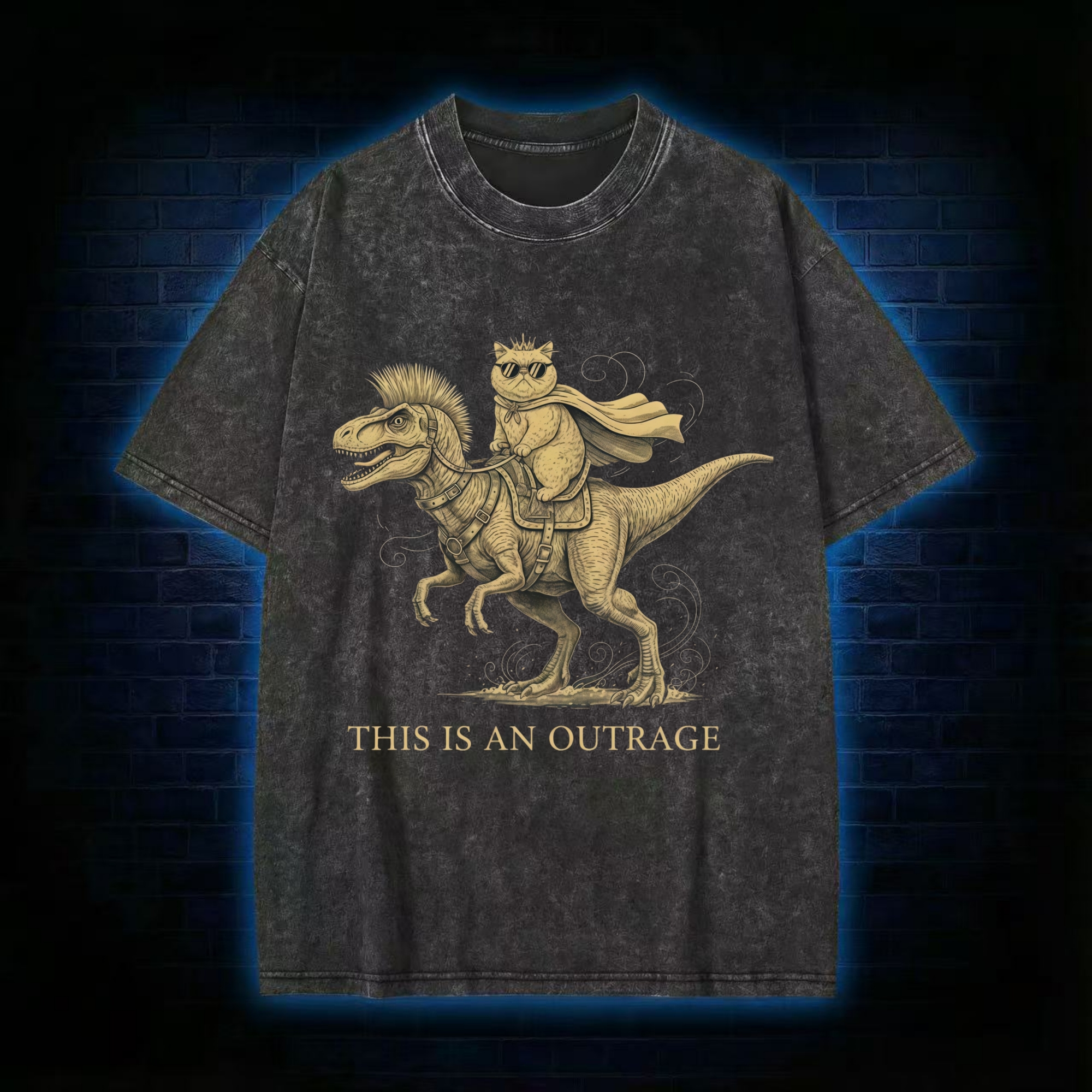 This is an Outrage Washed T-shirt