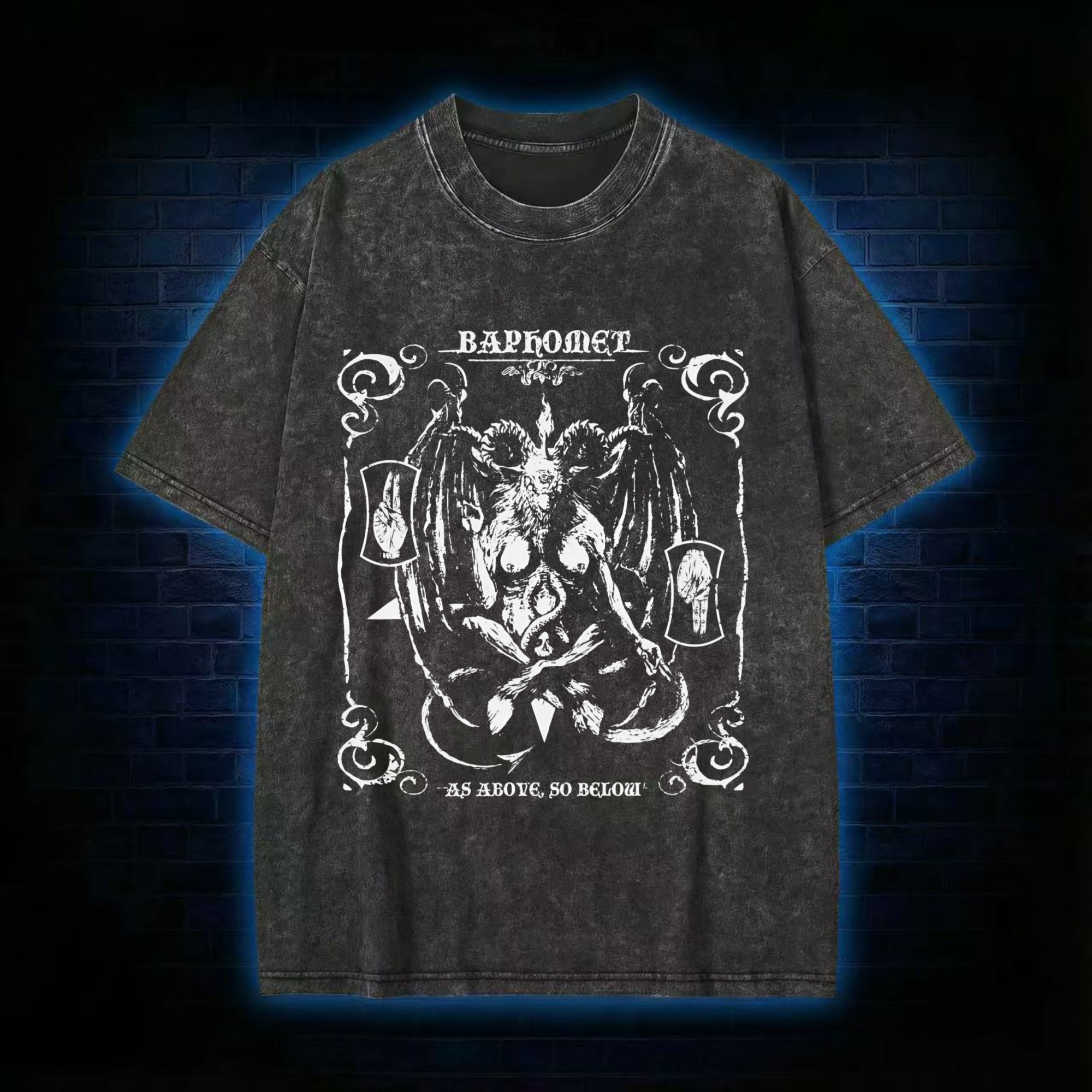 Sigil of Satan Washed T-shirt