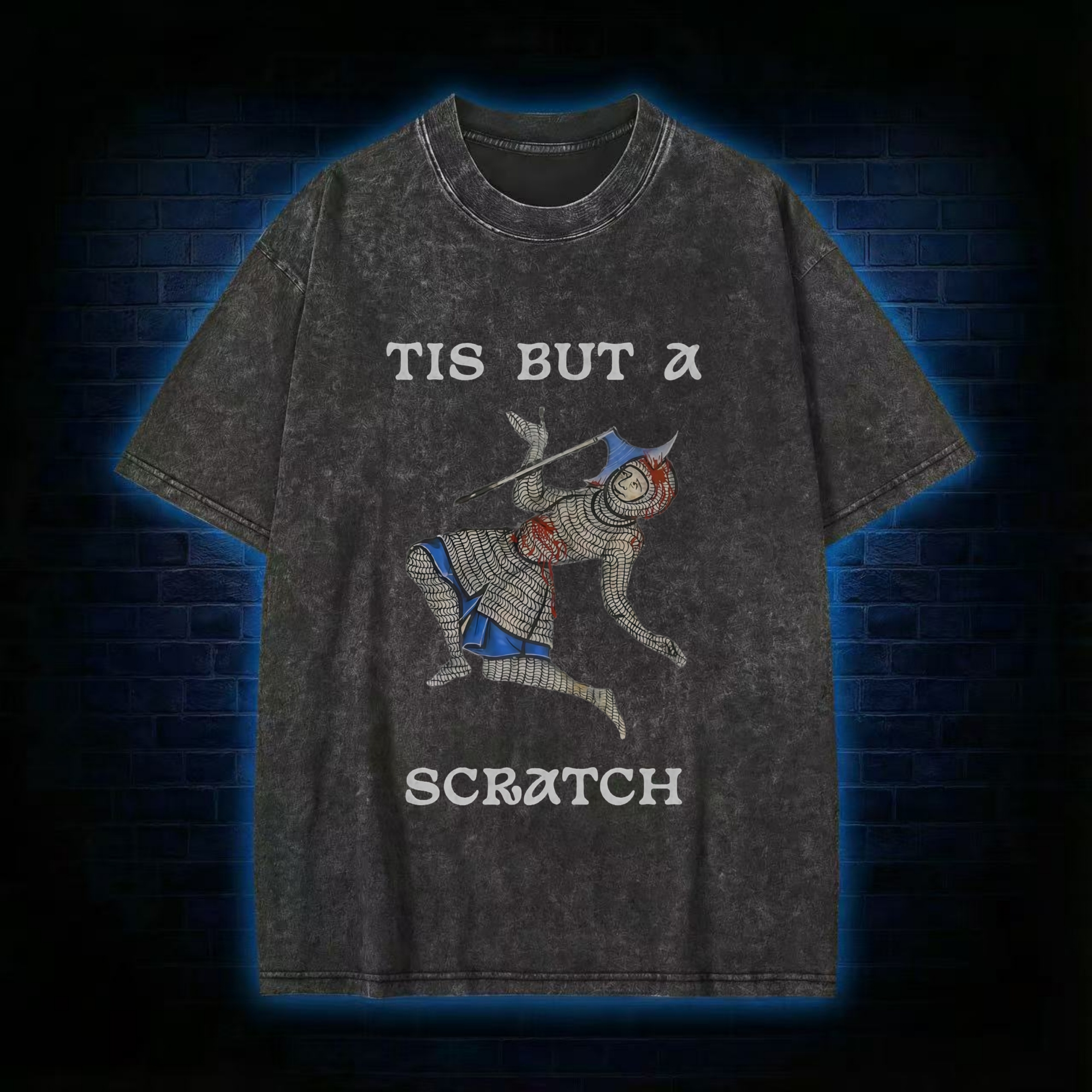 Tis but a Scratch Washed T-shirt