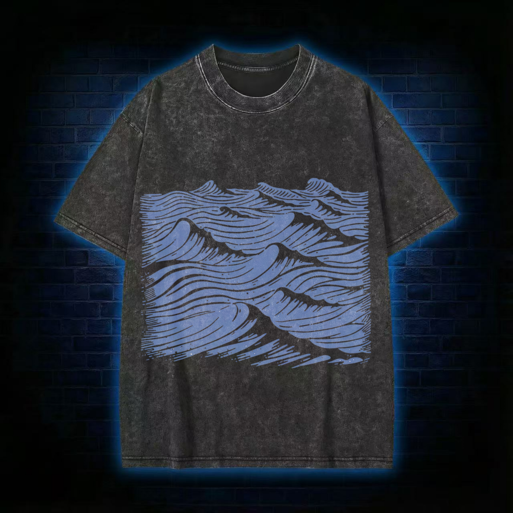 Vintage Ocean Sea Washed T-Shirt