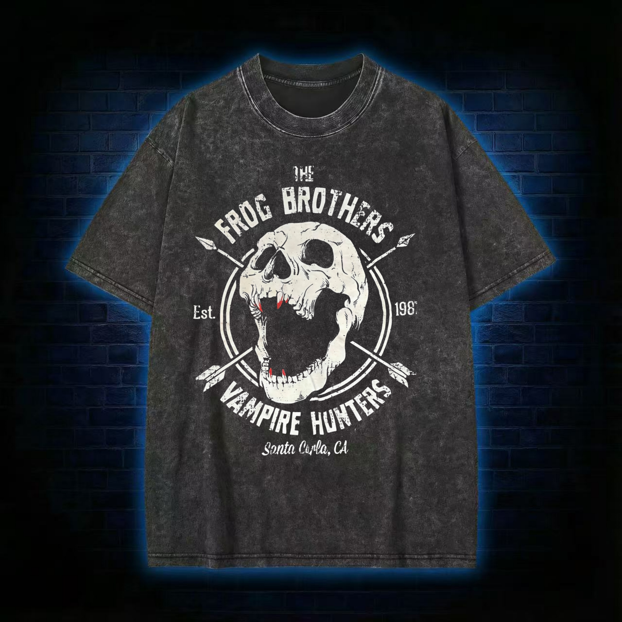 Vampire Hunters Washed T-shirt