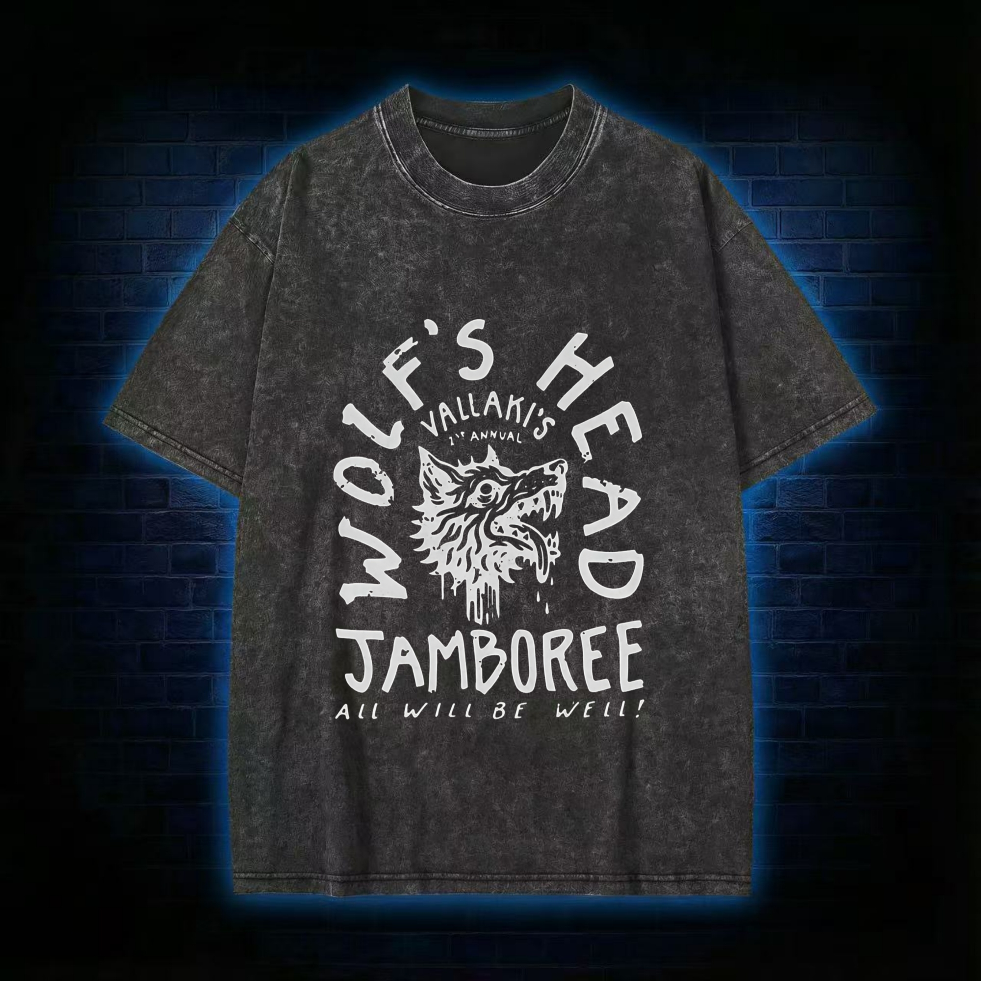Wolf's Head Jamboree Washed T-shirt