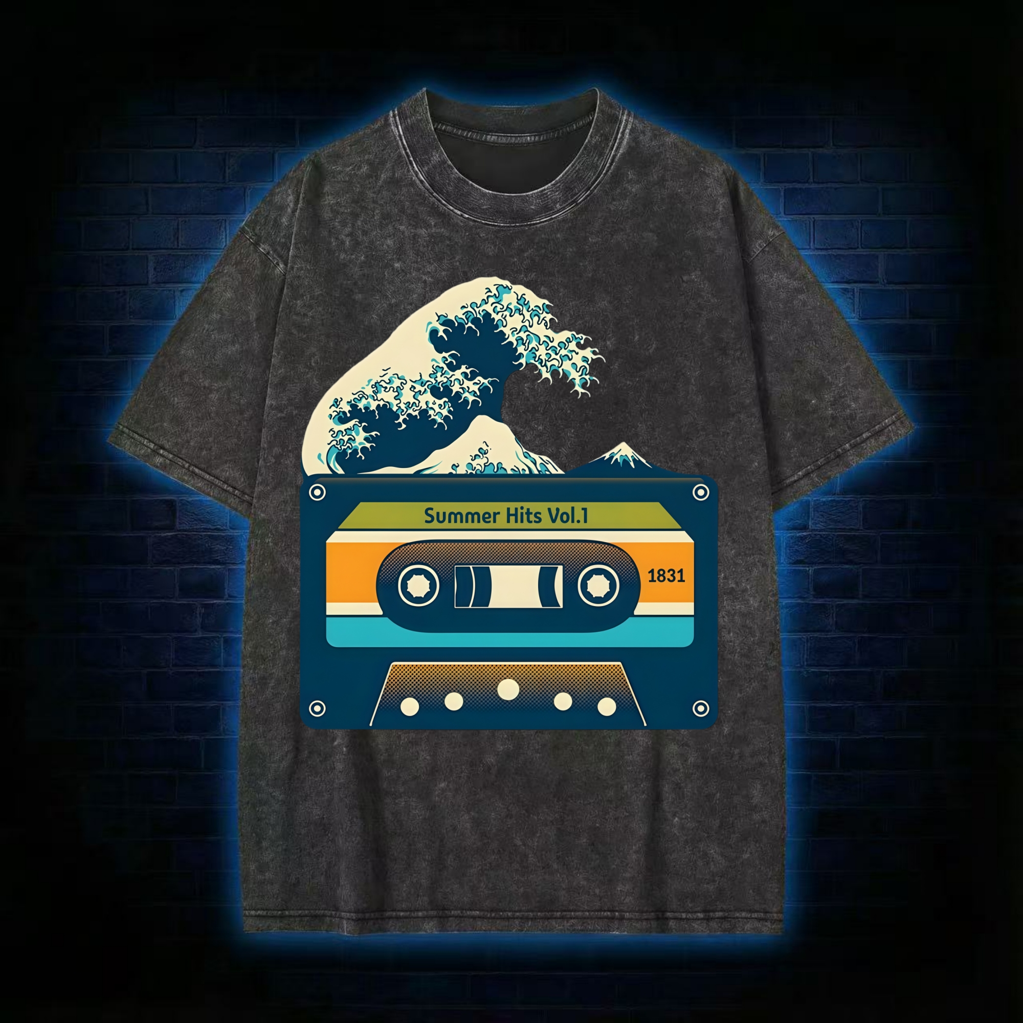 Summer Hits Of Kanagawa Cassette T-shirt