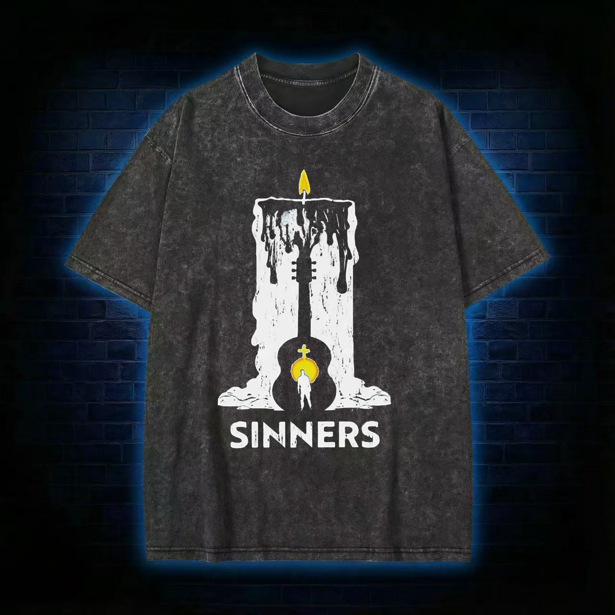 We Rule the Night Washed T-shirt