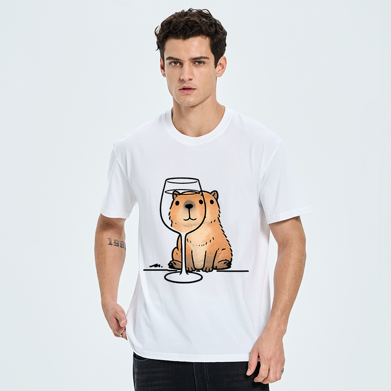  Capybara With A Glass Classic T-Shirt