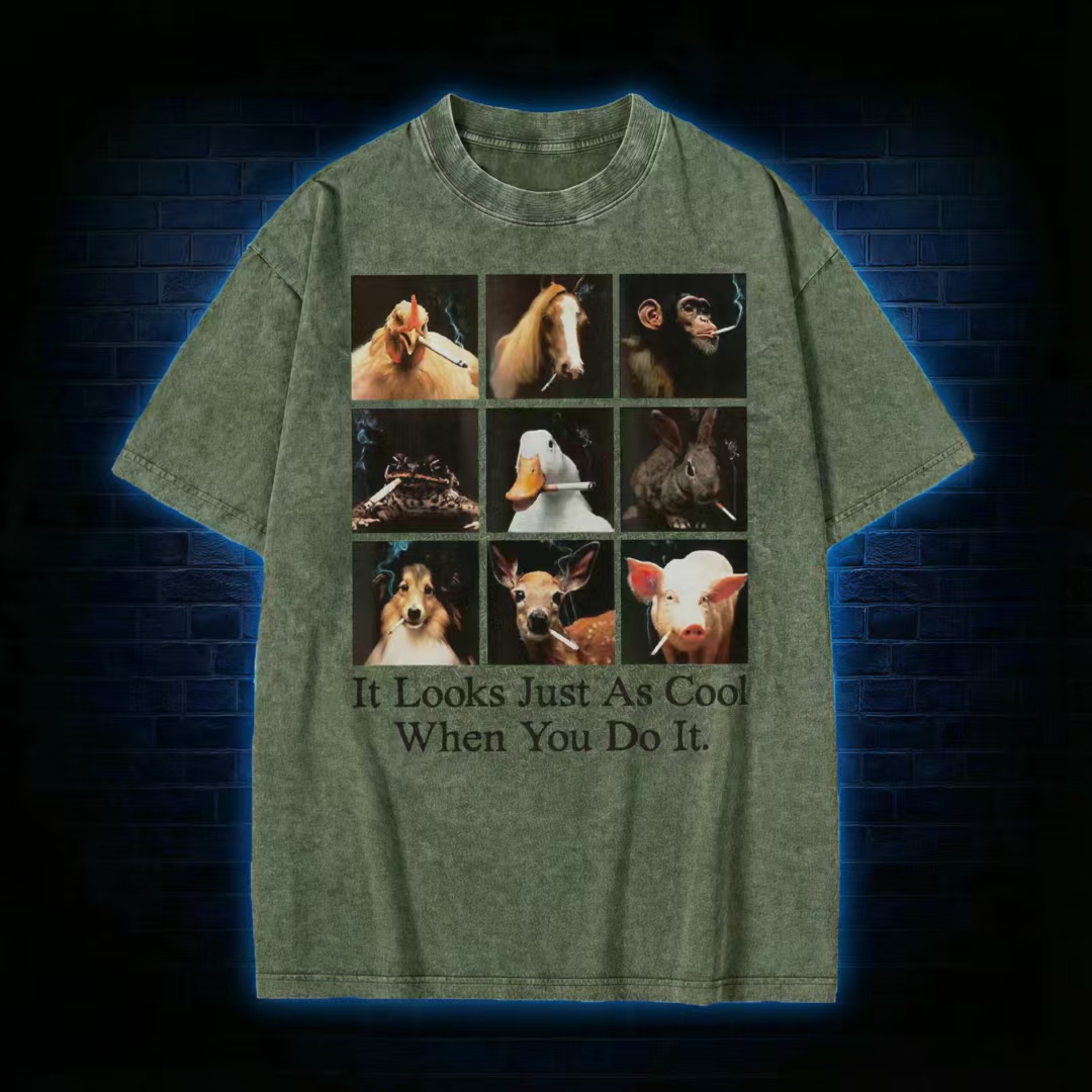 It Looks Just As Cool When You Do It Washed T-shirt