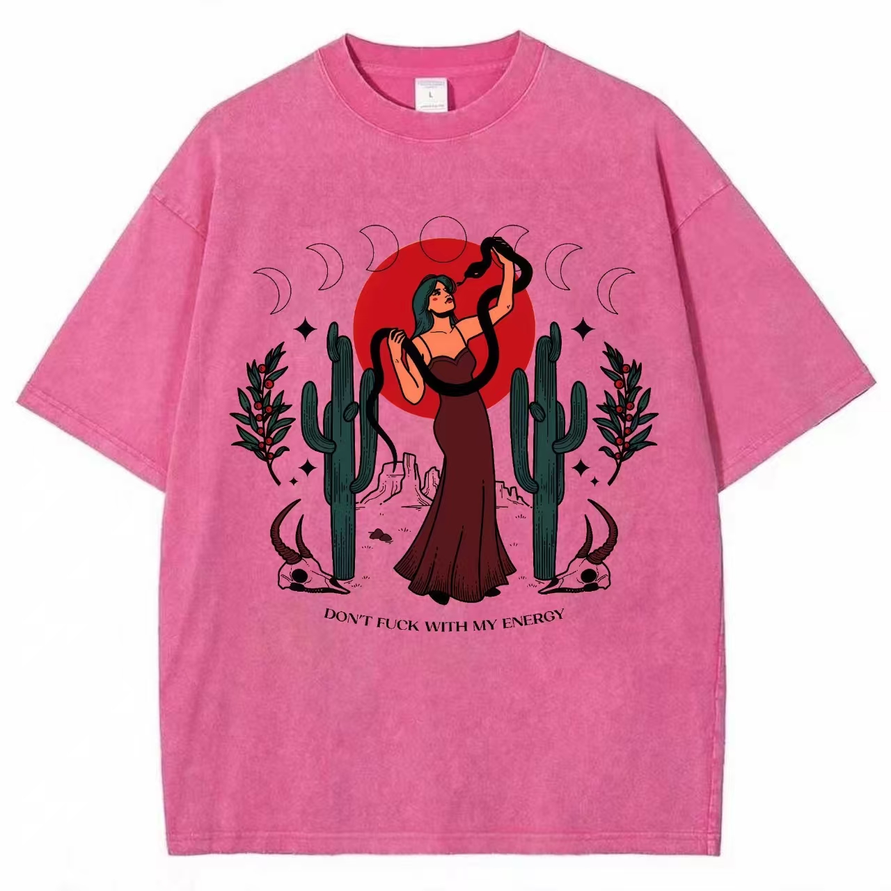 Don't Fuck With My Energy Washed T-shirt