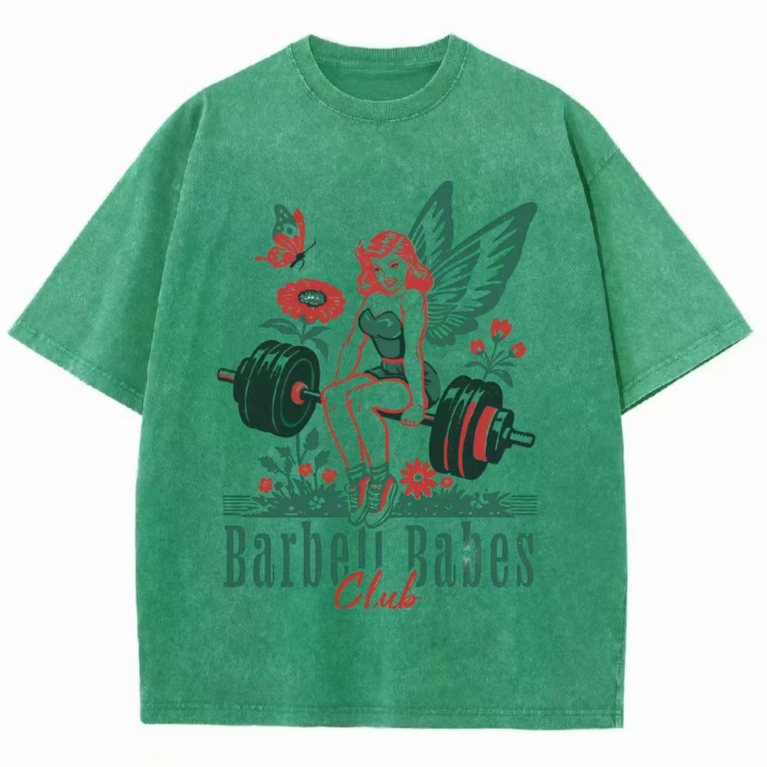Barbell Babes Club Washed T-shirt