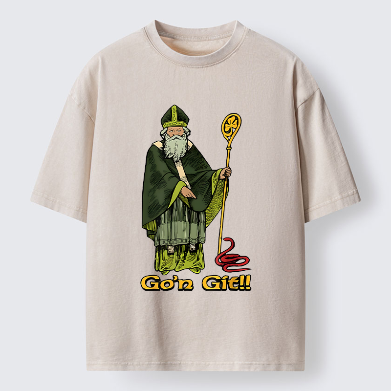  St Patrick's Day Funny Washed T-Shirt