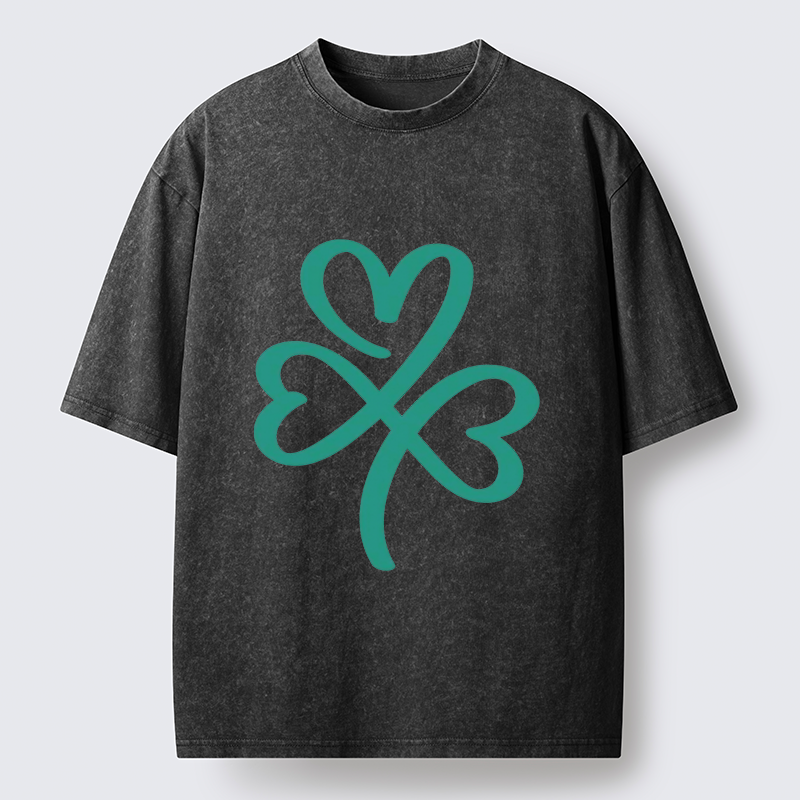  St. Patrick's Day Minimalist Washed T-Shirt