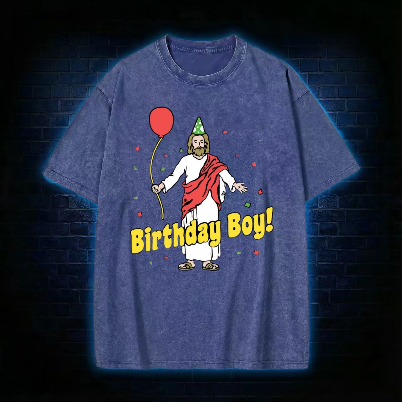 Birthday Boy Washed T-shirt