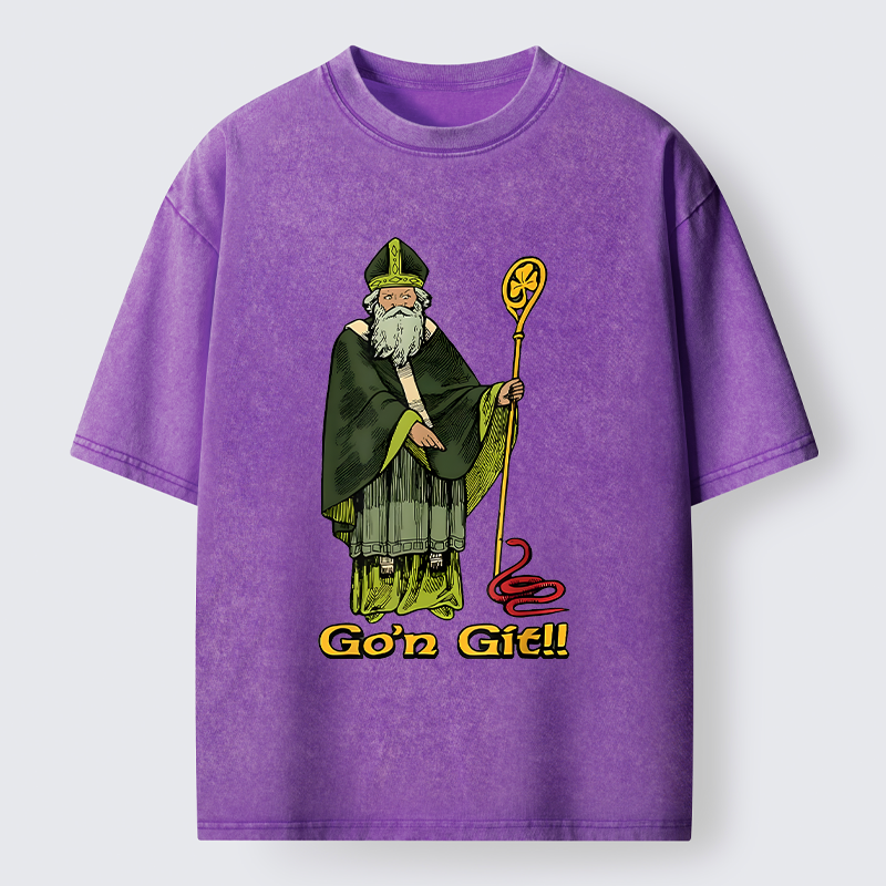  St Patrick's Day Funny Washed T-Shirt