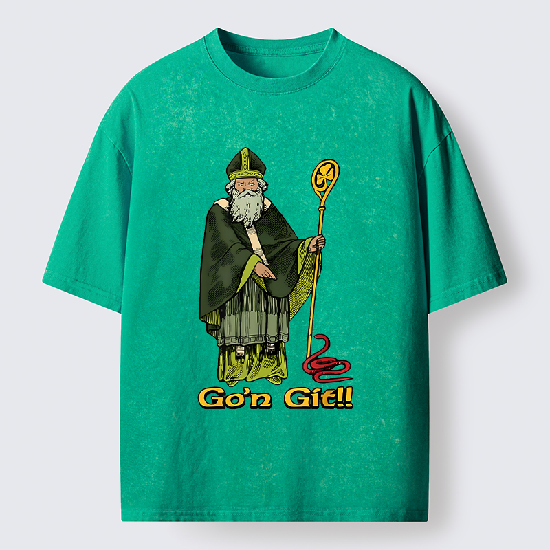  St Patrick's Day Funny Washed T-Shirt