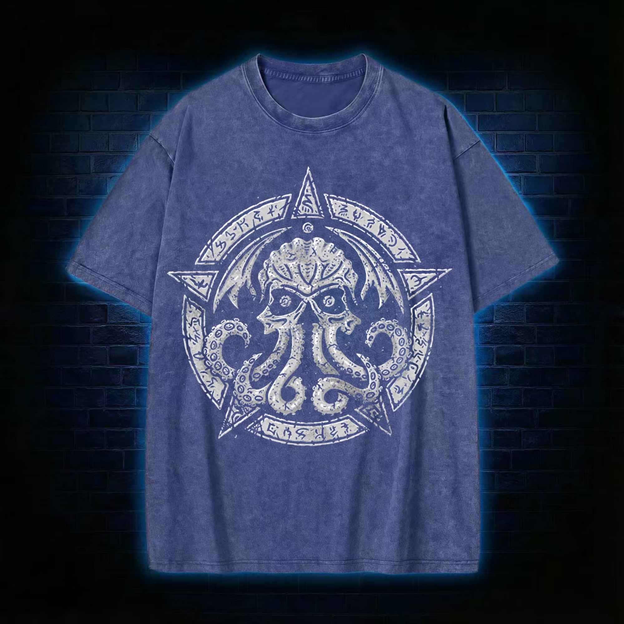 Cthulhu Fhtagn Vintage Washed T-shirt