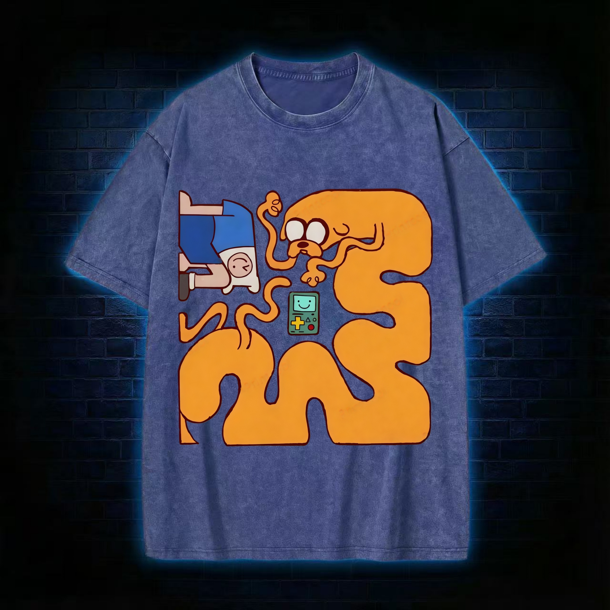Adventure Time Friends Washed T-shirt