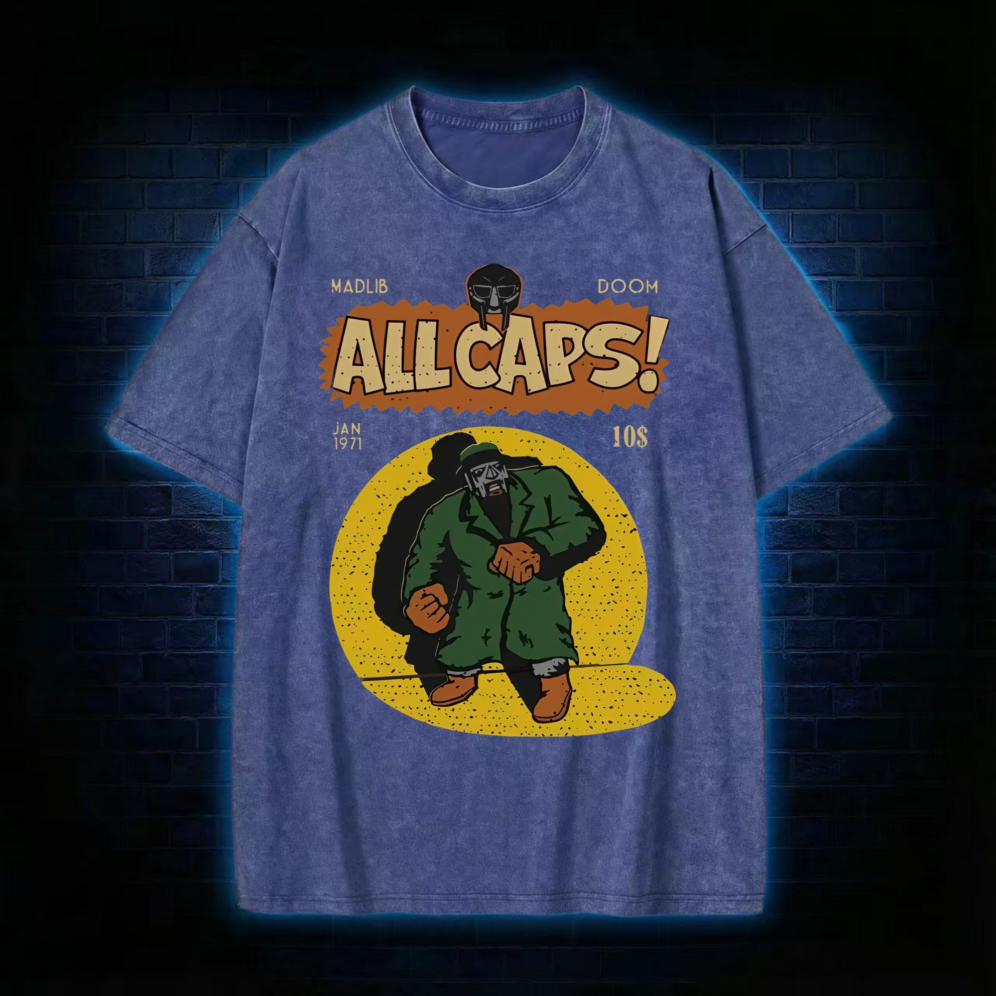 All Caps Vintage Washed T-shirt