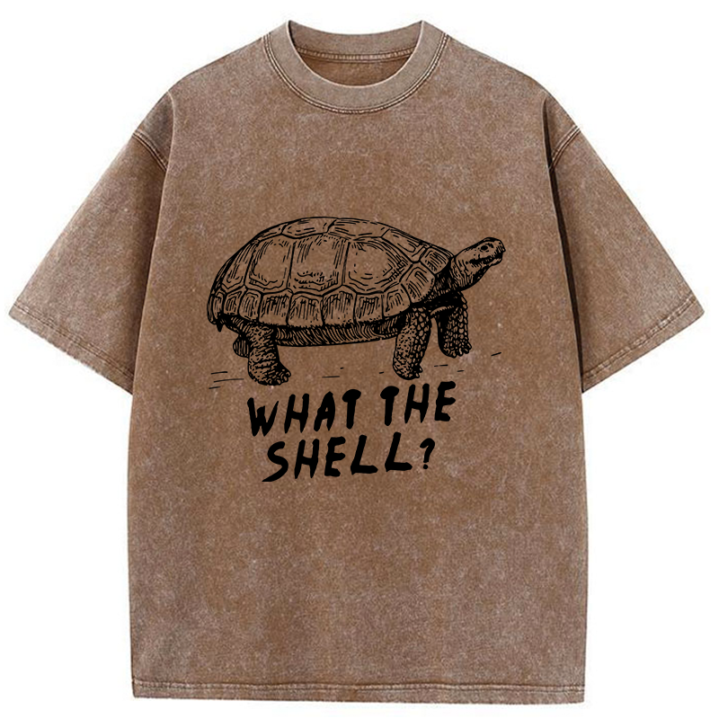 Funny What The Hell ?Washed T-Shirt