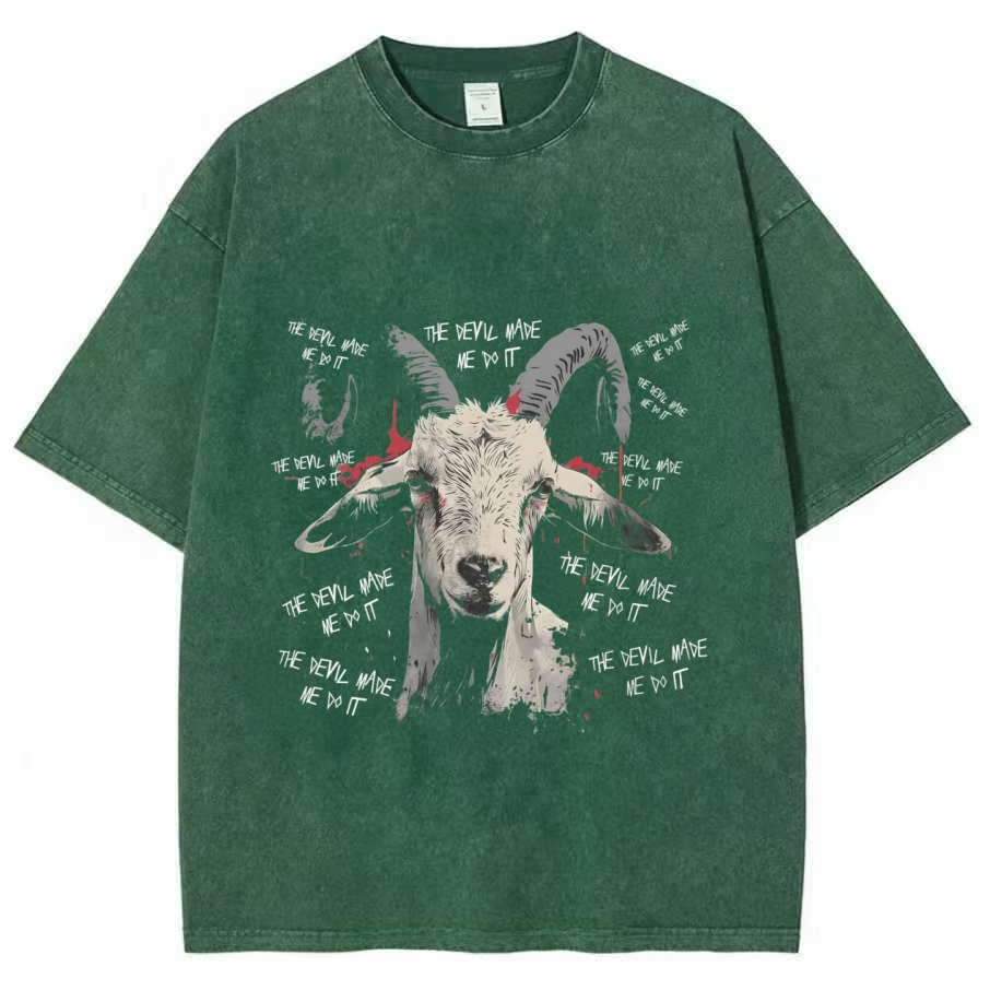 Evil Goat Washed T-shirt