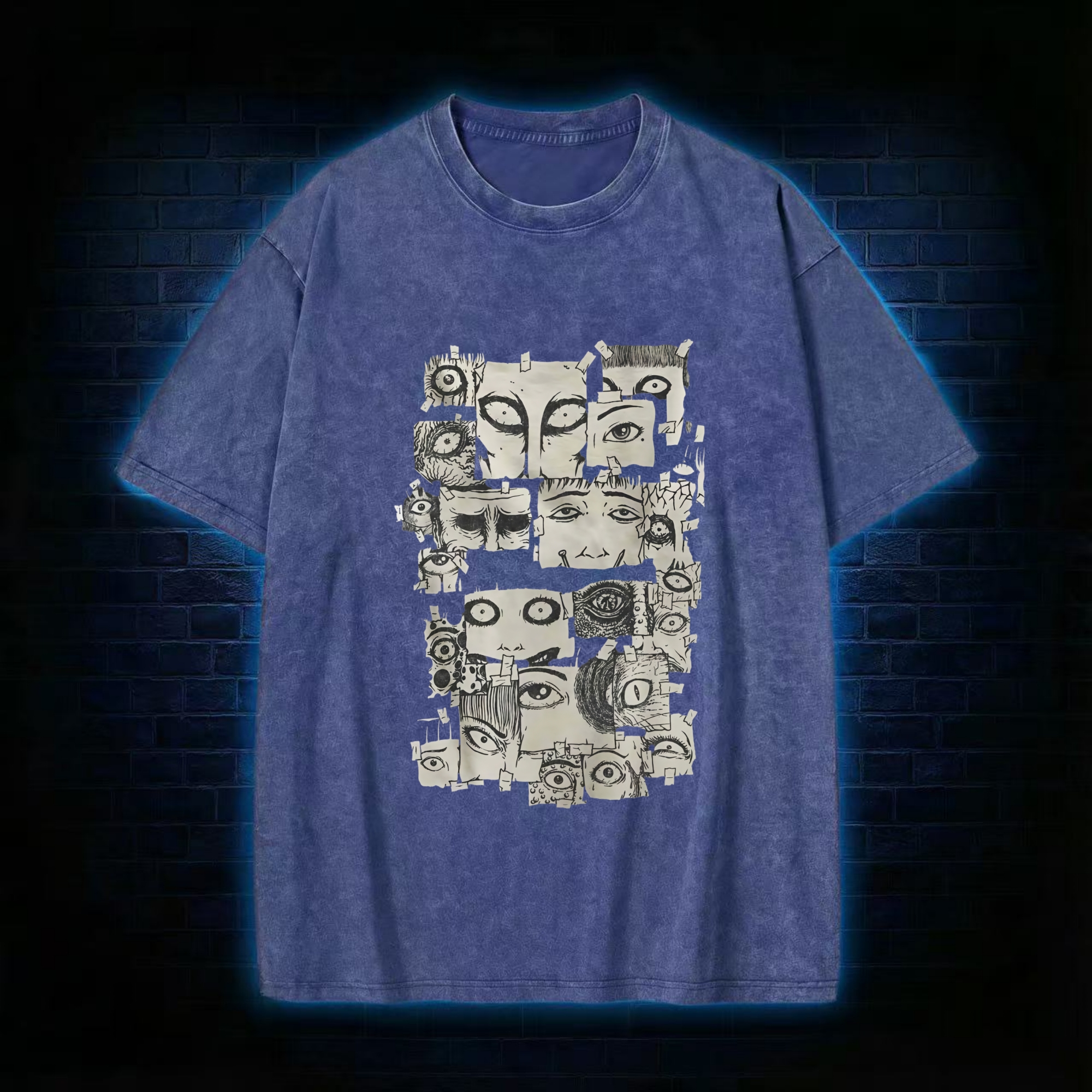 Eyes of Horrors Washed T-shirt