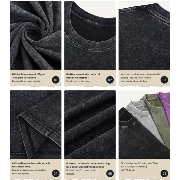  Angry Cat Washed T-Shirt