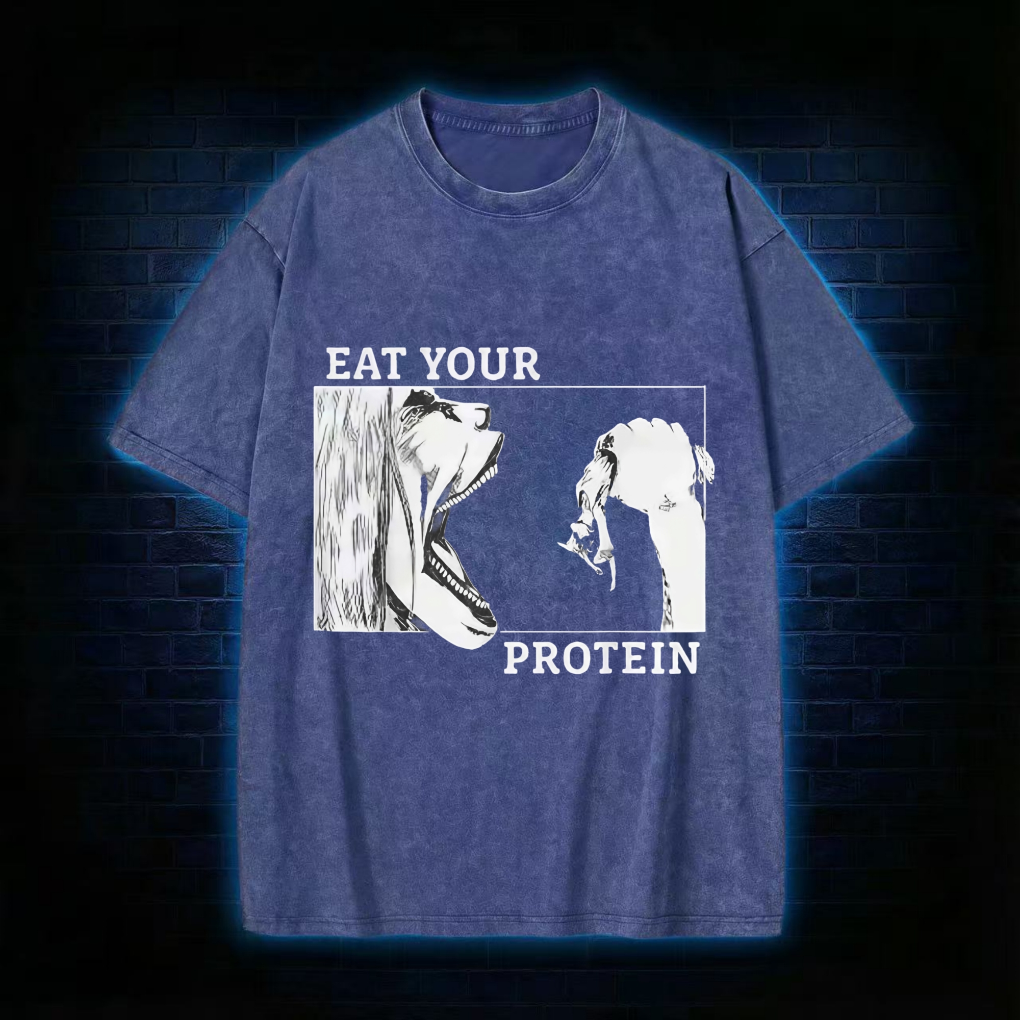 Eat Your Protein Washed T-shirt