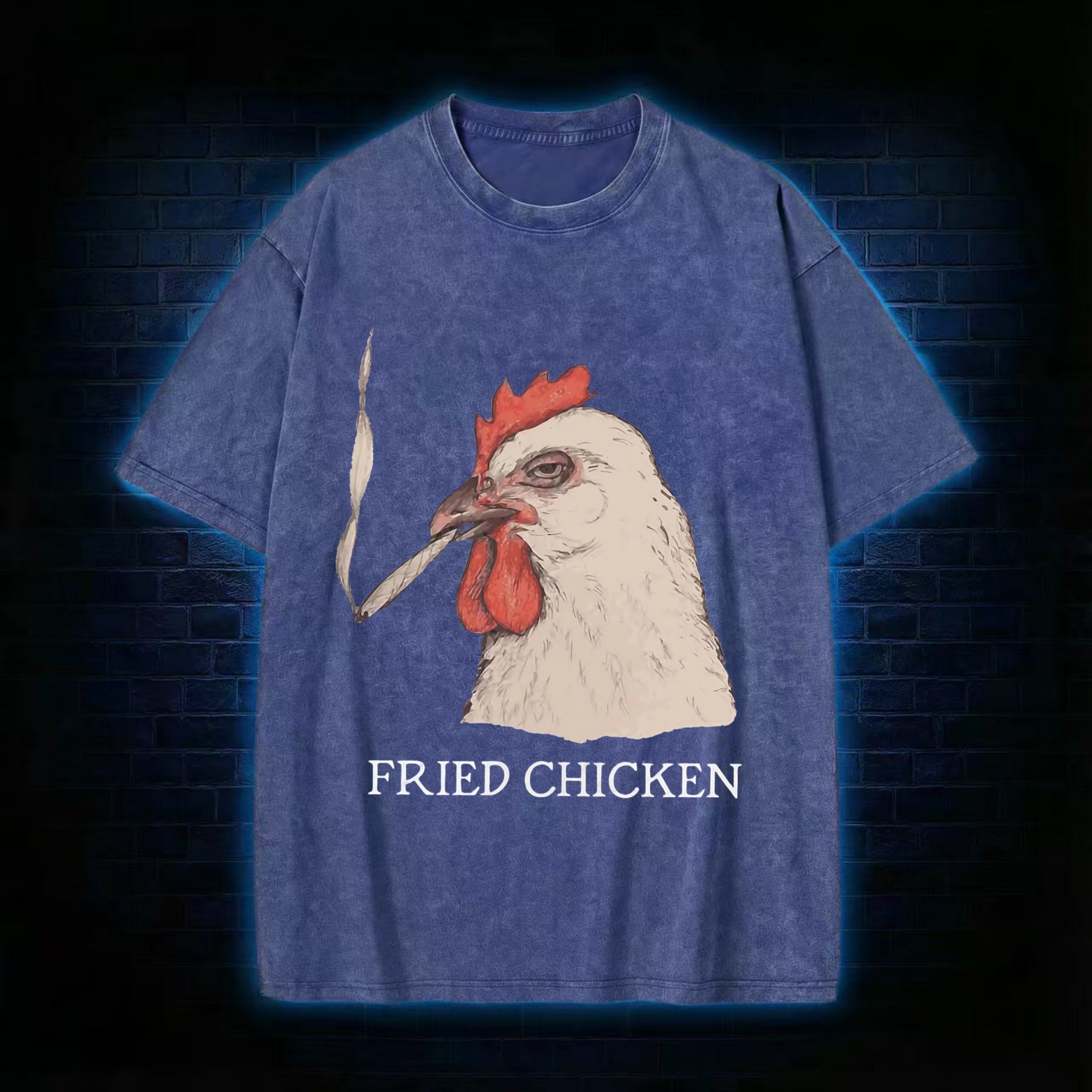 Fried Chicken Washed T-shirt