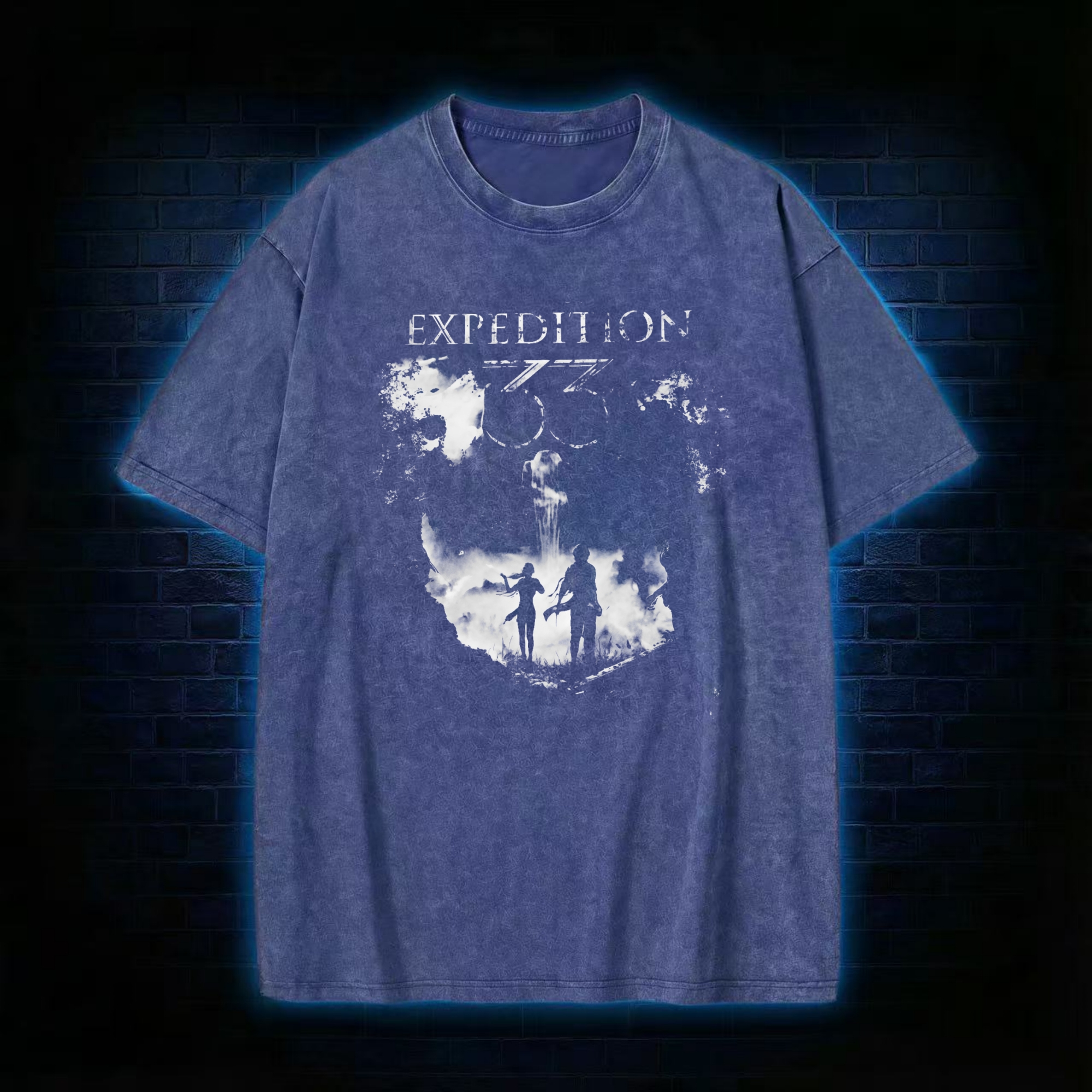 When One Falls. We Continue Washed T-shirt 