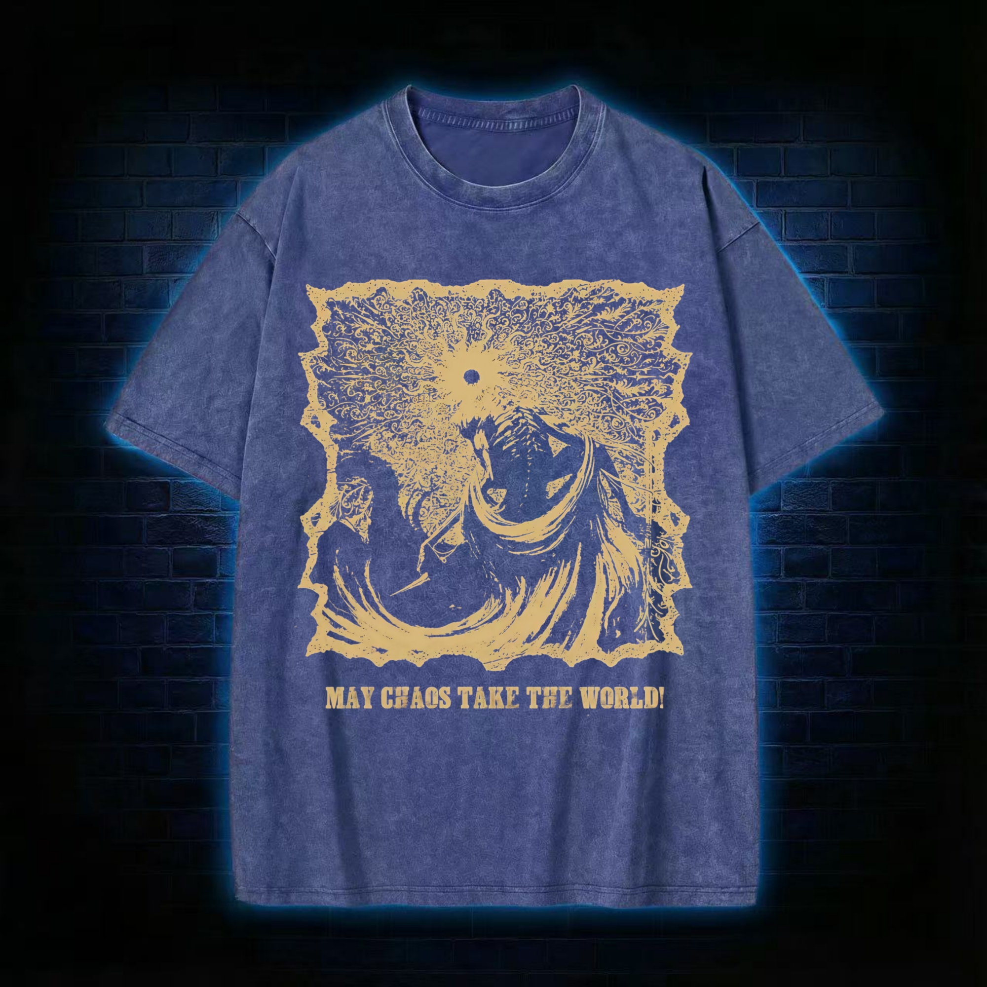 May Chaos Take The World Washed T-shirt