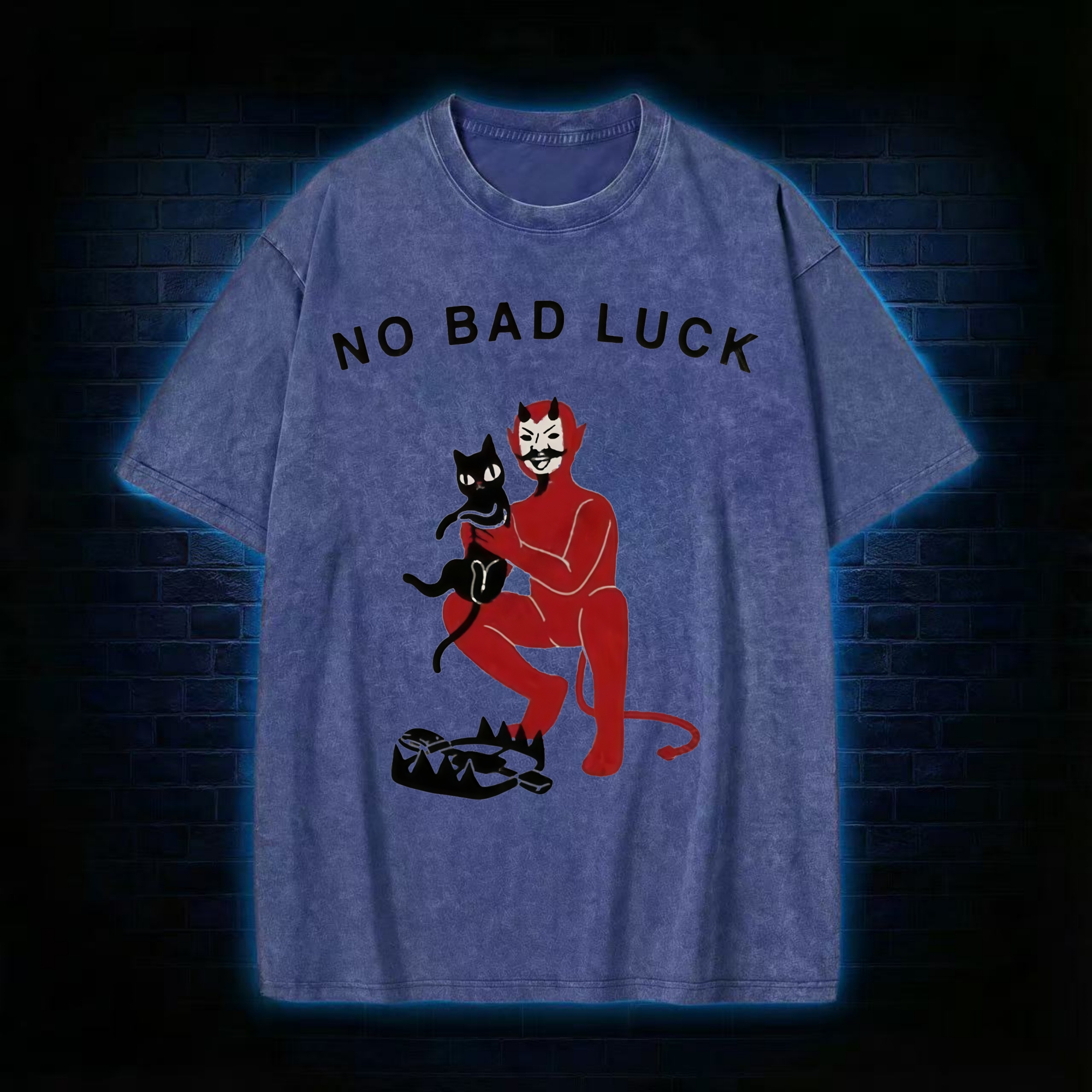 No Bad Luck Washed T-shirt