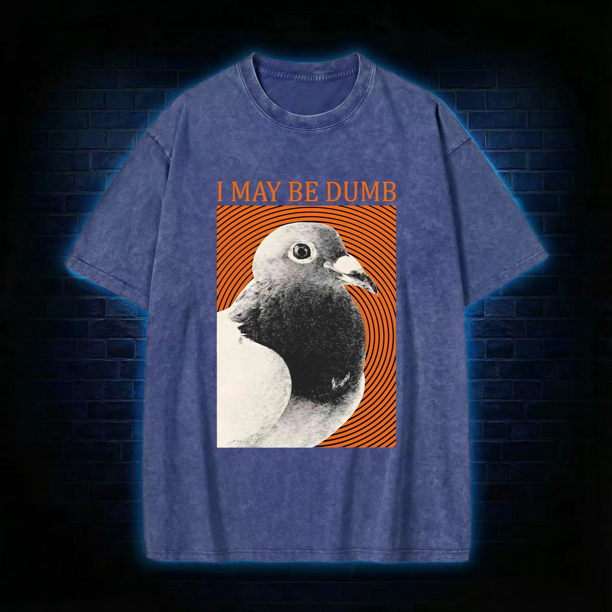 I May Be Dumb Washed T-shirt