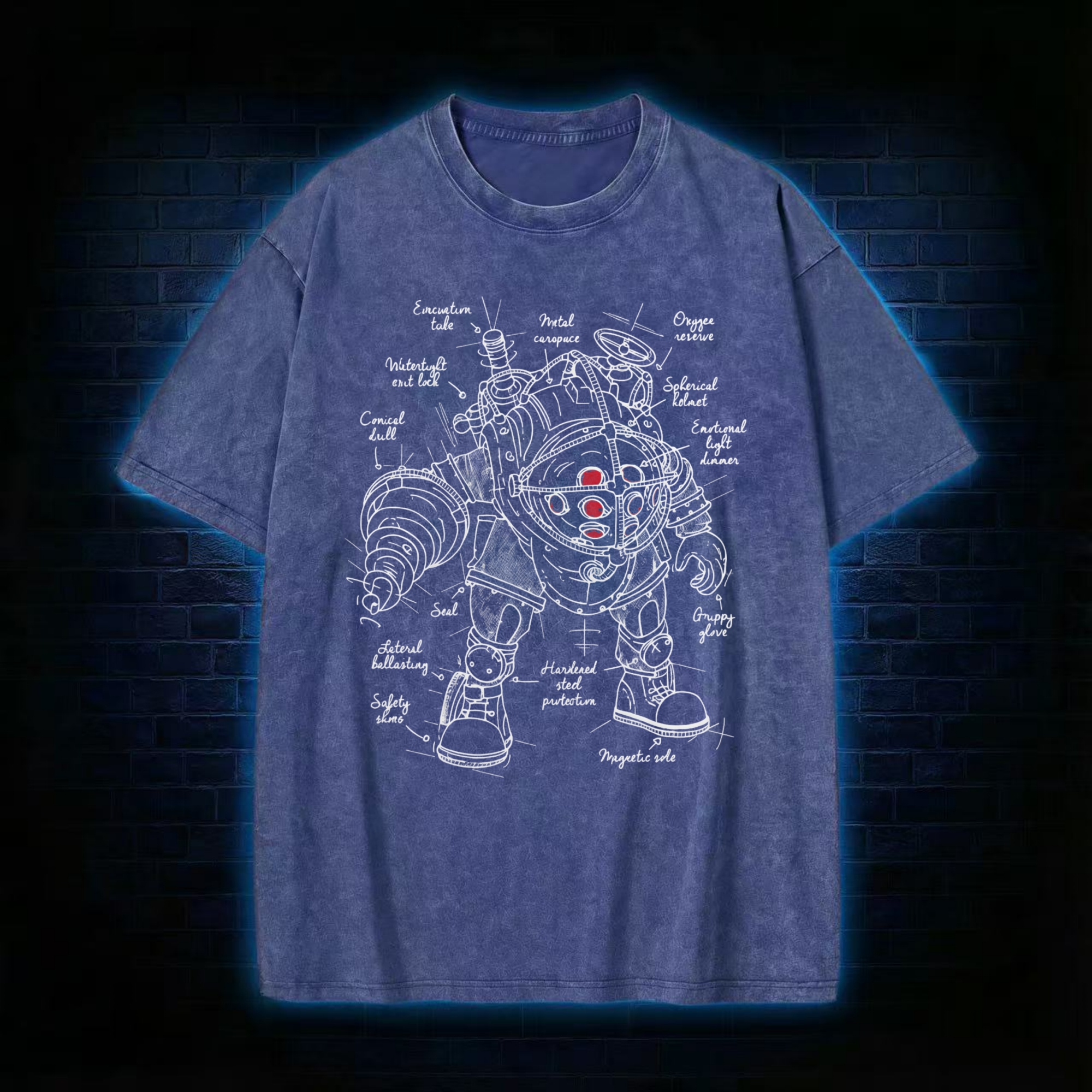 Deep-Sea Armor Washed T-shirt