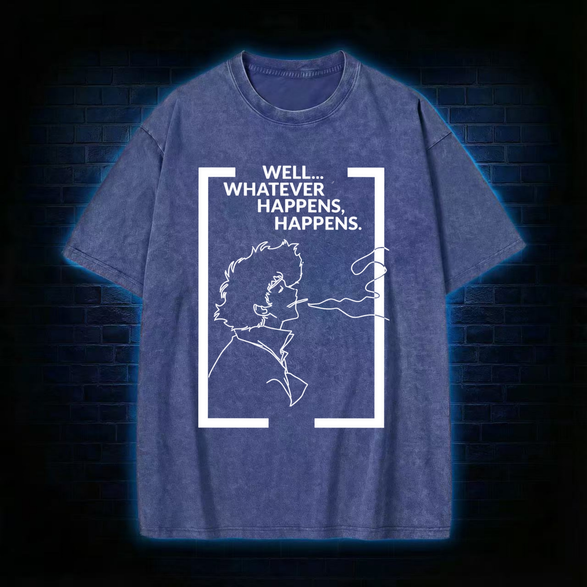 Whatever Happens Happens Washed T-shirt