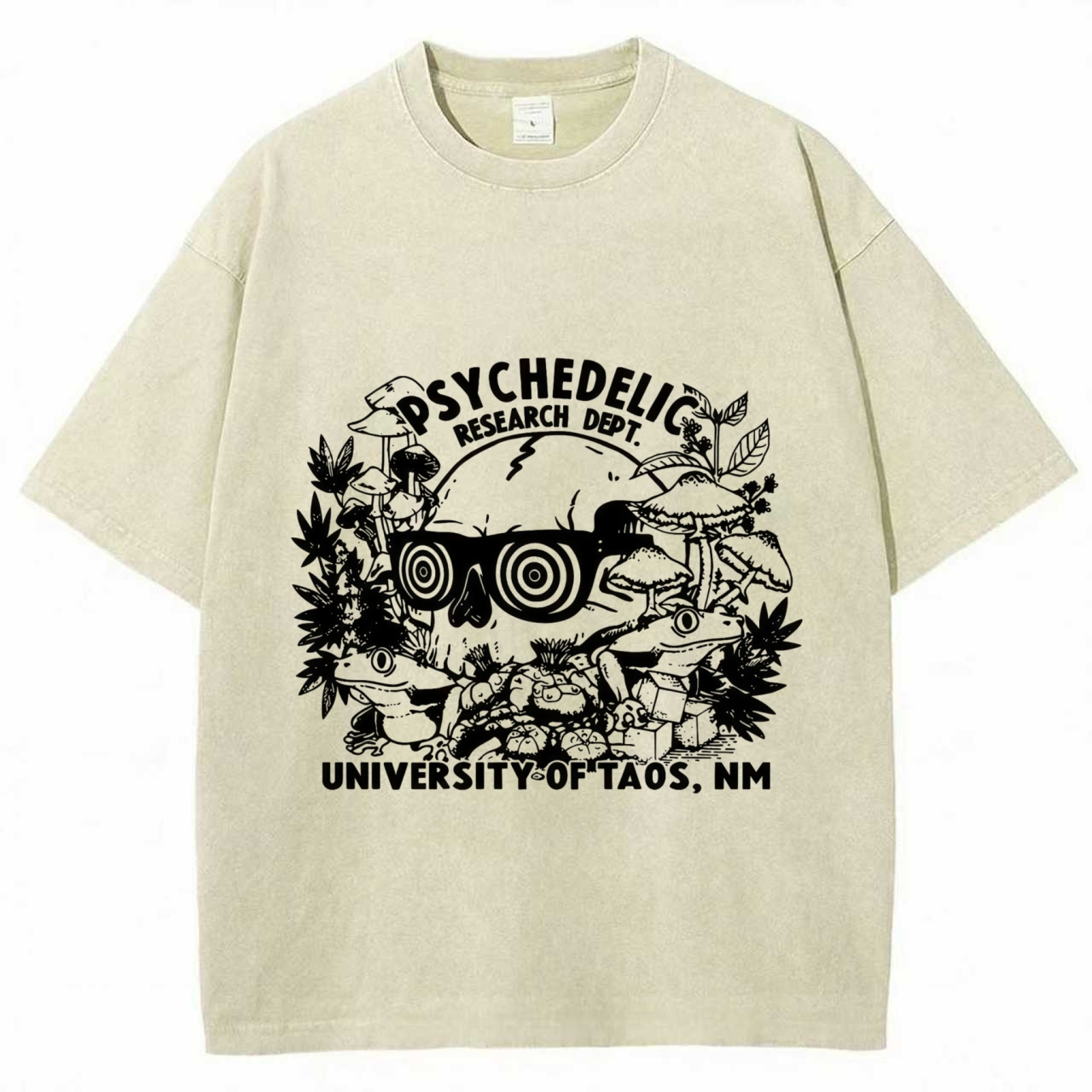 Psychedelic Research Washed T-shirt