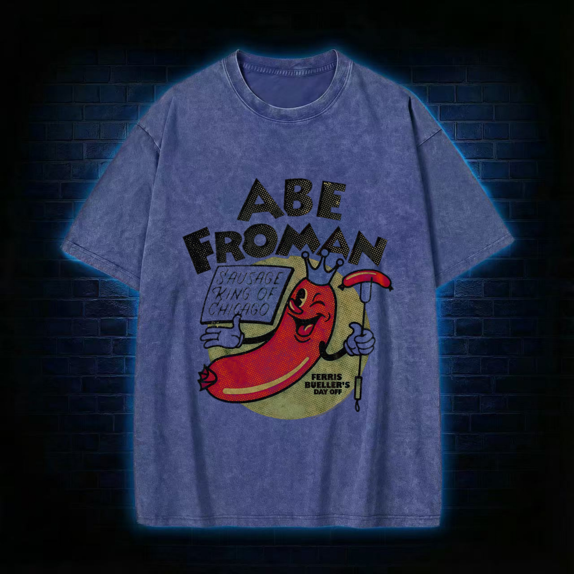 Sausage King Of Chicago Washed T-shirt