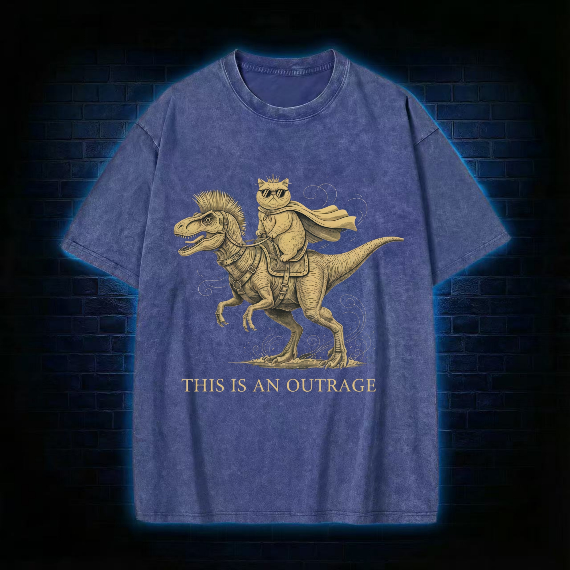 This is an Outrage Washed T-shirt