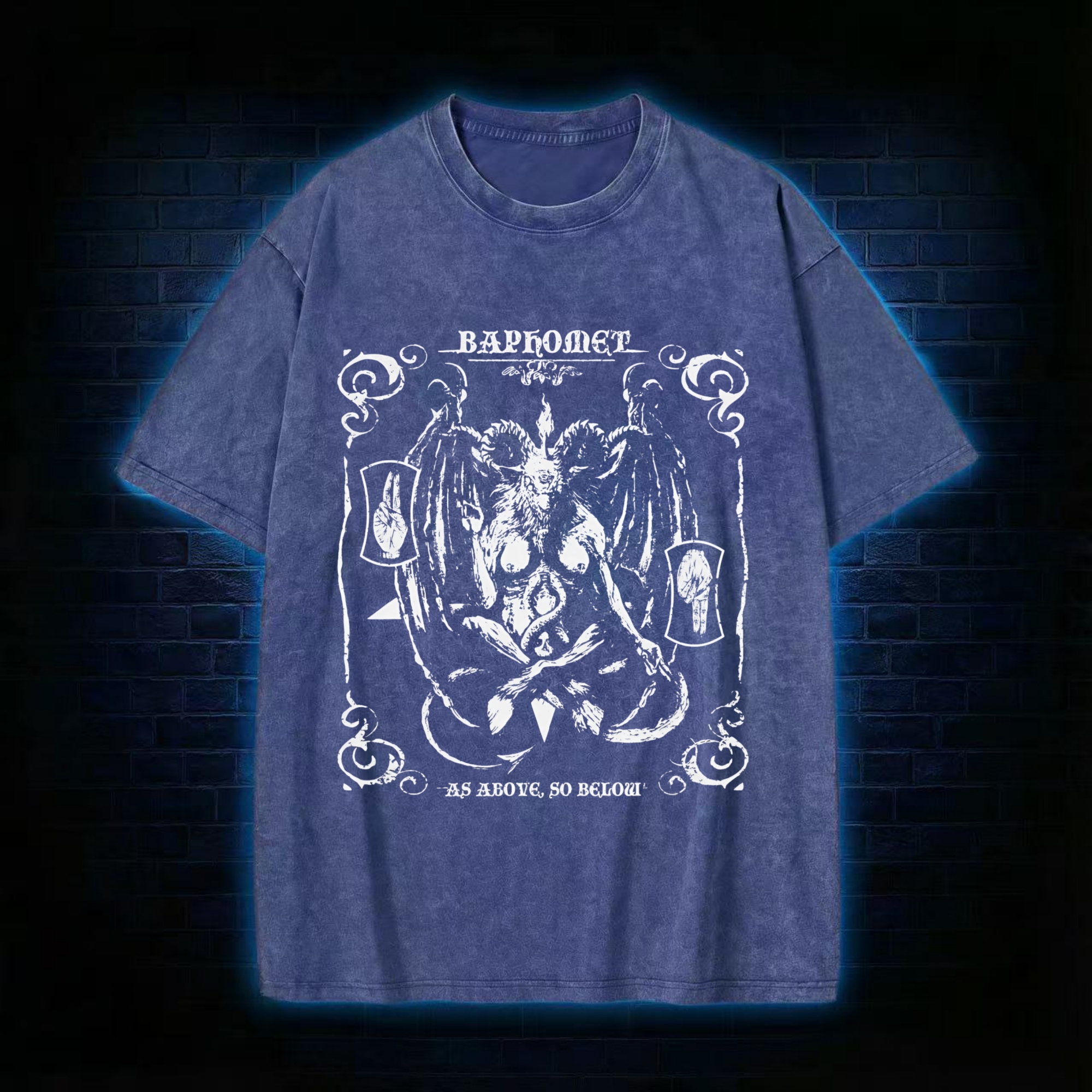 Sigil of Satan Washed T-shirt