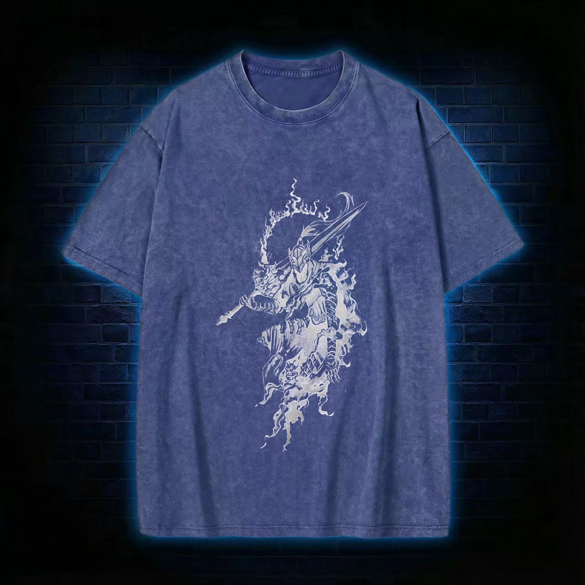 Retro Into The Abyss Washed T-shirt