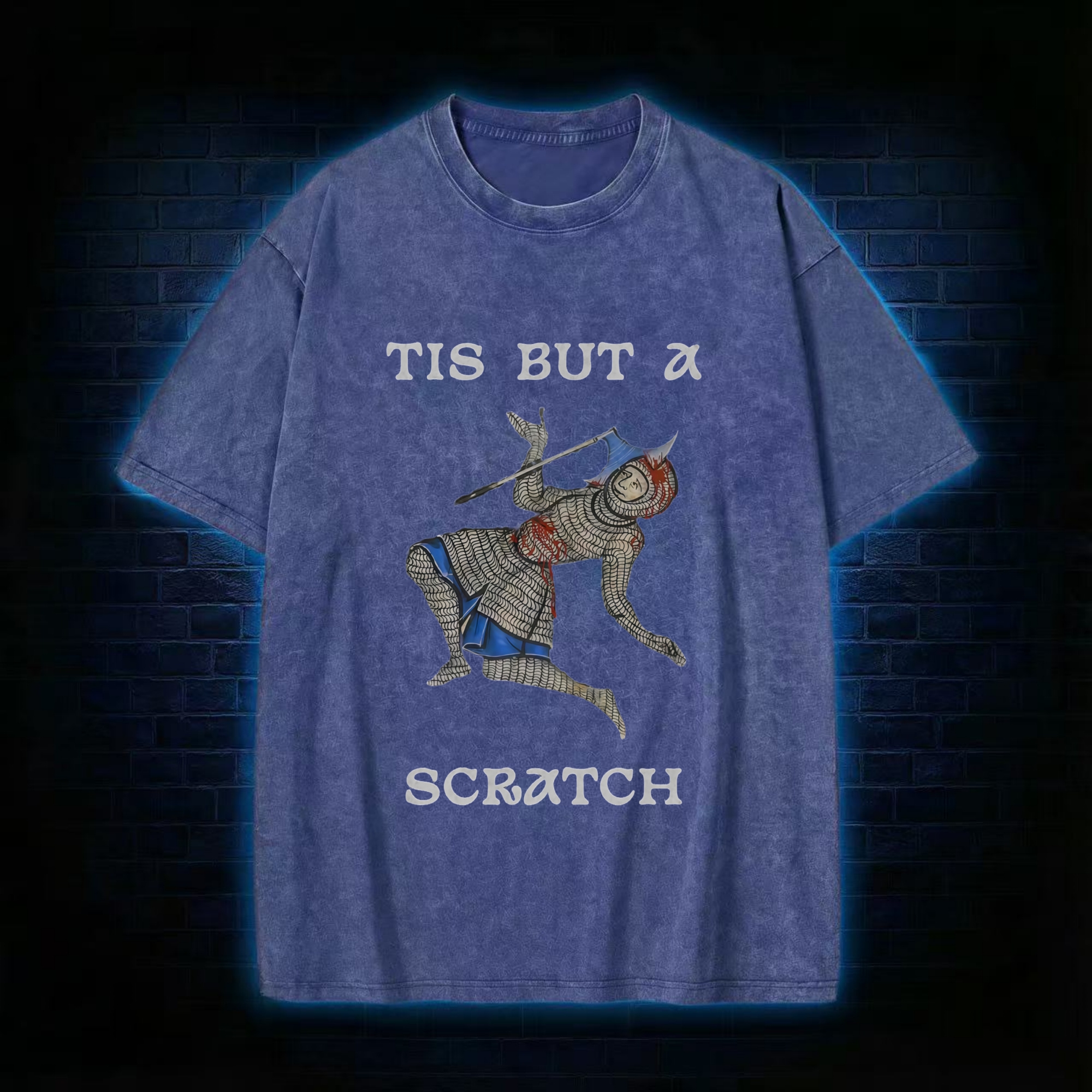 Tis but a Scratch Washed T-shirt
