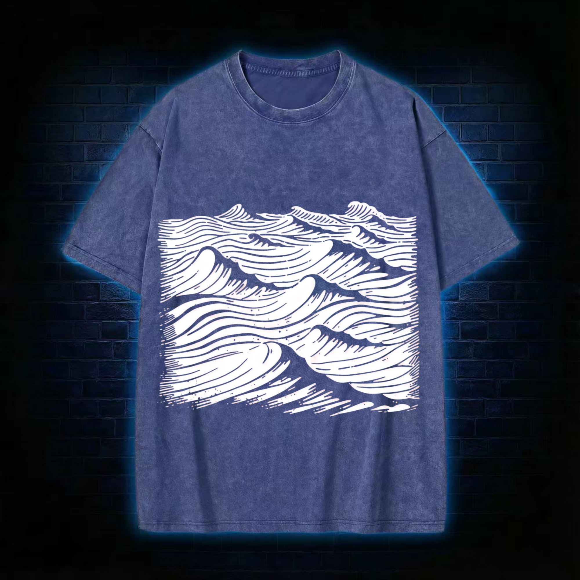 Vintage Ocean Sea Washed T-Shirt