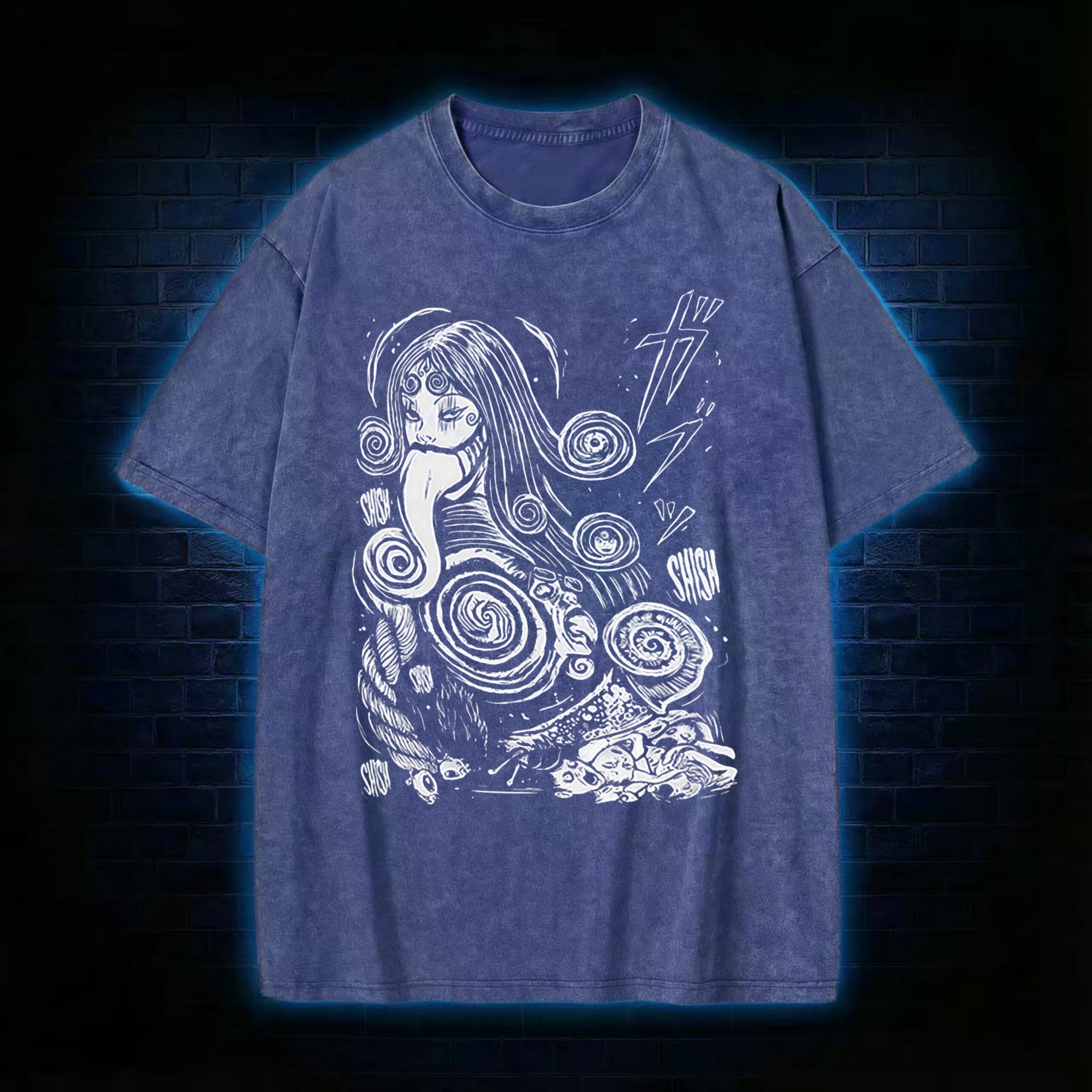 Spiral Girl Washed T-shirt