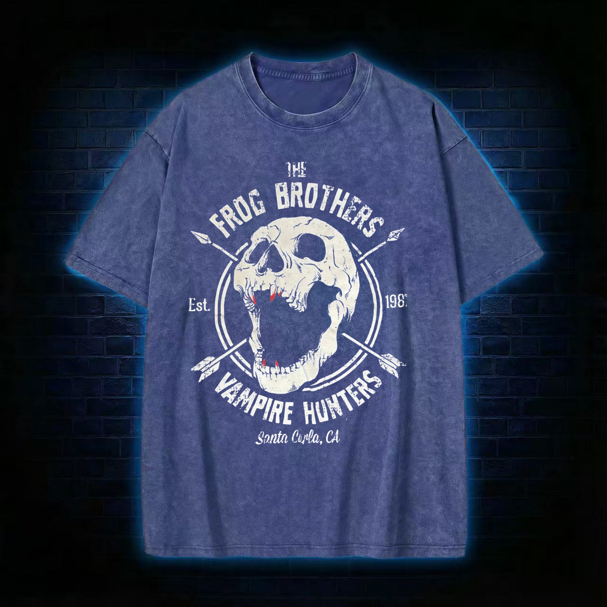 Vampire Hunters Washed T-shirt