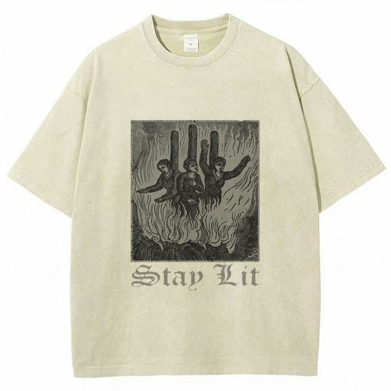 Stay Lit Washed T-shirt