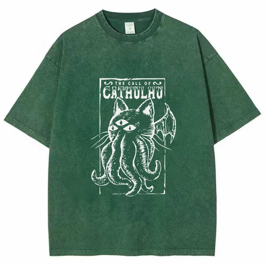 The Call Of Cathulhu Essential Washed T-Shirt
