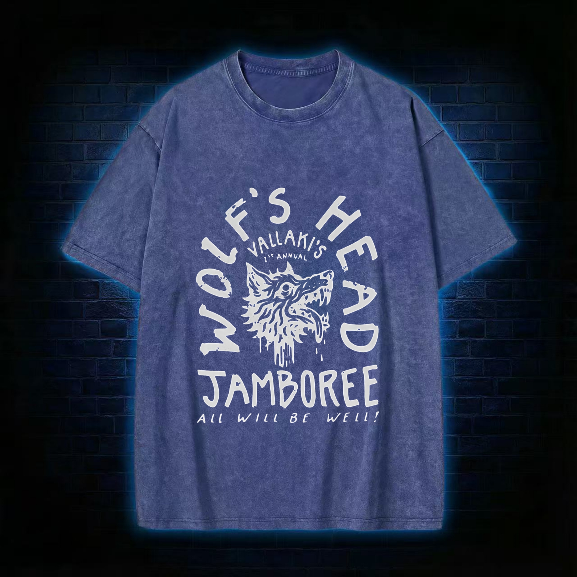 Wolf's Head Jamboree Washed T-shirt