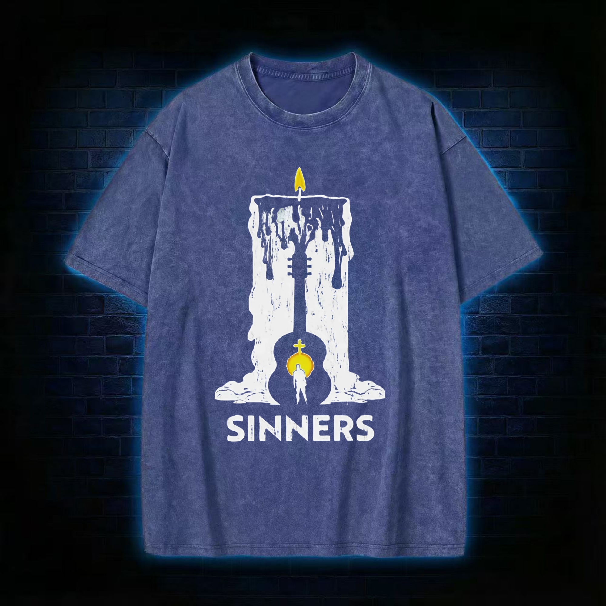 We Rule the Night Washed T-shirt