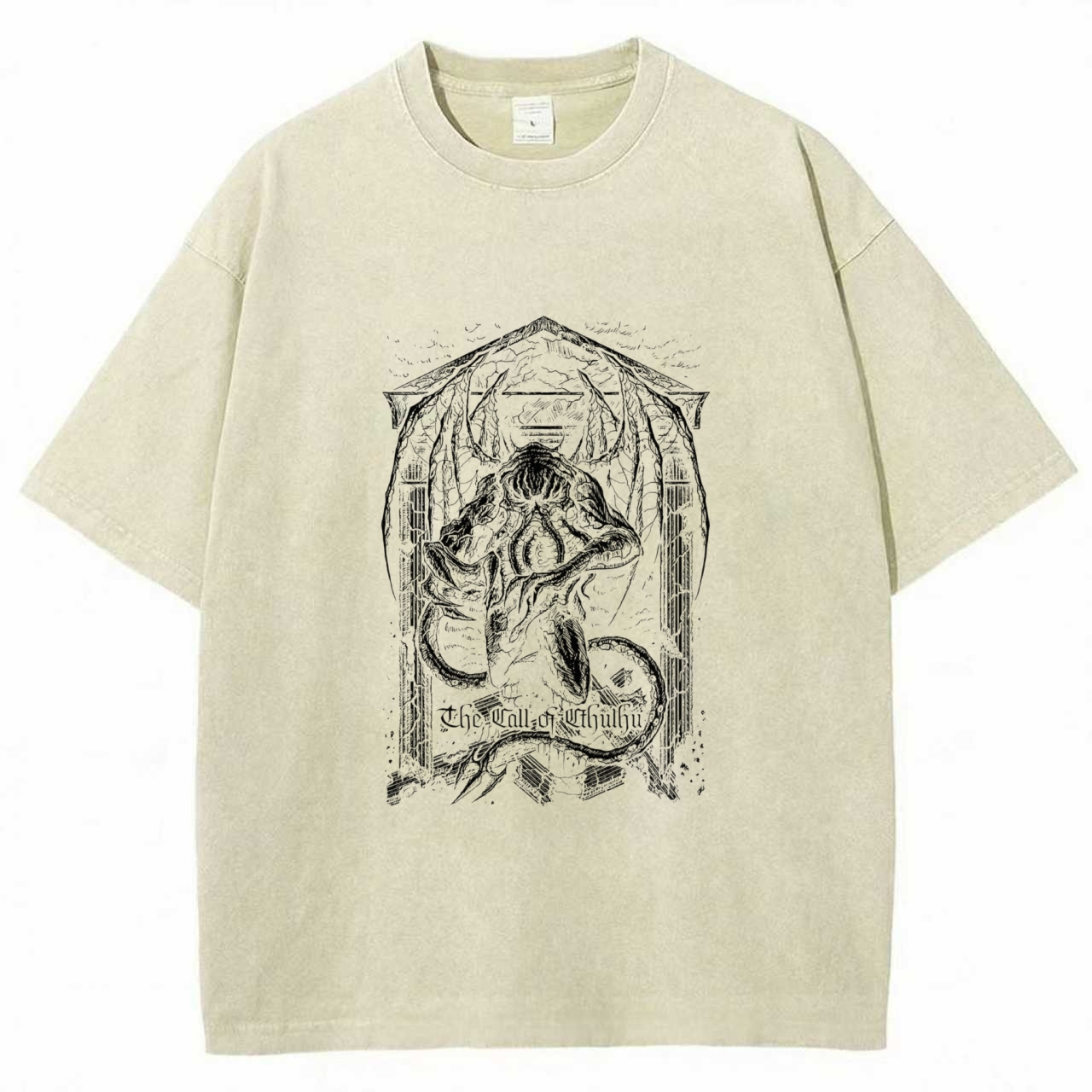 The Call of Cthulhu Washed T-shirt