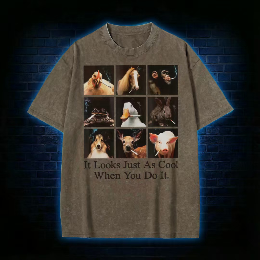 It Looks Just As Cool When You Do It Washed T-shirt