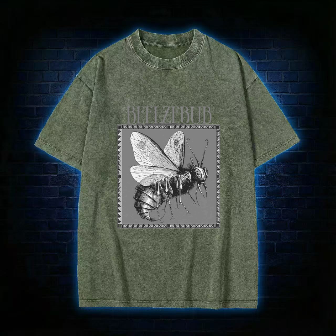 Beelzebub Washed T-shirt