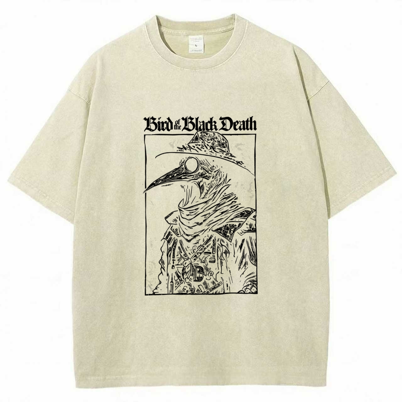 Bird of The Black Death Washed T-shirt