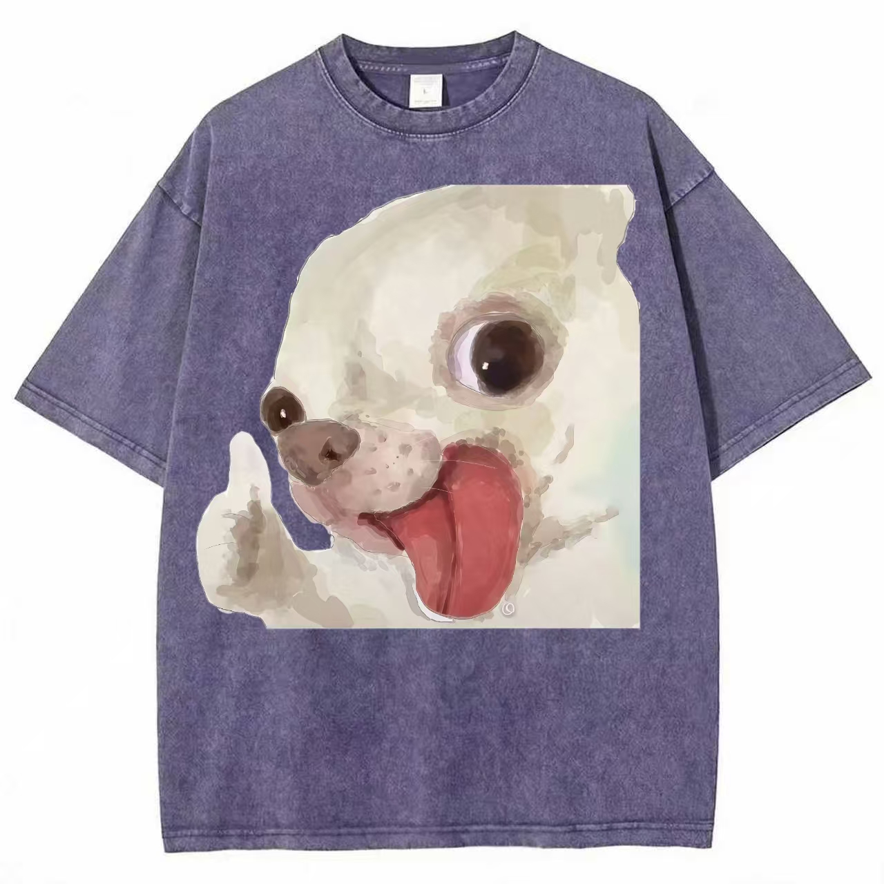 Thumbs Up Chihuahua Meme Washed T-Shirt